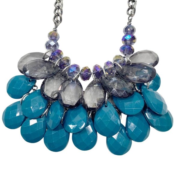 Simply Vera - Vera Wang Bold Faceted Drops Statement Necklace NWT - Picture 4 of 7
